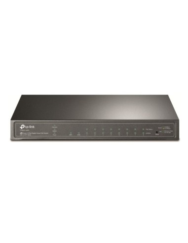 TP-LINK T1500G-10PS Gestionado L2 L4 Gigabit Ethernet (10 100 1000) Negro Energía sobre (PoE)