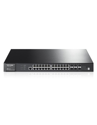 TP-LINK JetStream Gestionado L3 Gigabit Ethernet (10 100 1000) Negro 1U