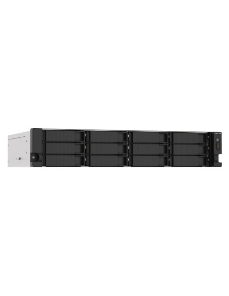 QNAP TS-1273AU-RP-8G servidor de almacenamiento NAS Bastidor (2U) Ethernet Negro, Gris V1500B