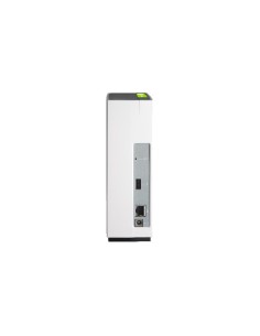 QNAP TS-128 servidor de almacenamiento Ethernet Mini Tower Negro, Blanco NAS
