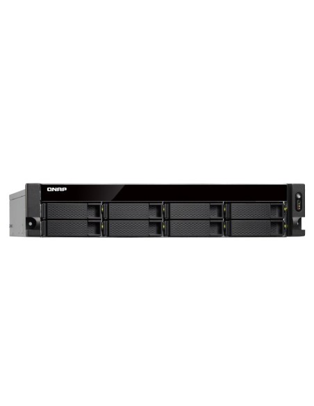 QNAP TS-832XU-RP Ethernet Bastidor (2U) Negro NAS