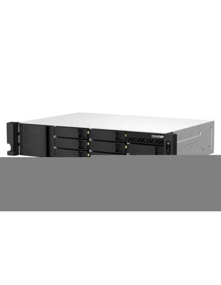 QNAP TS-864eU NAS Bastidor (2U) Ethernet Negro
