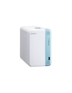 QNAP TS-251D NAS Torre Ethernet Blanco J4005