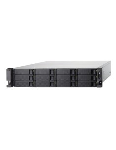 QNAP TS-h1283XU-RP NAS Bastidor (2U) Ethernet Negro, Gris E-2236