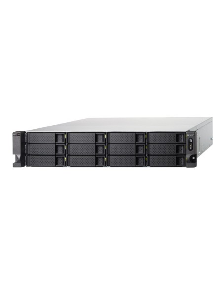 QNAP TS-h1283XU-RP NAS Bastidor (2U) Ethernet Negro, Gris E-2236