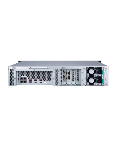 QNAP TS-h1283XU-RP NAS Bastidor (2U) Ethernet Negro E-2136
