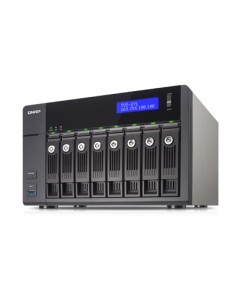 QNAP TVS-871 Ethernet Torre Negro NAS