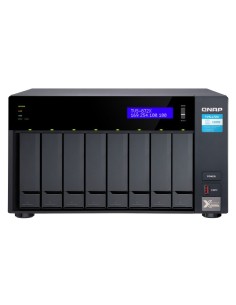 QNAP TVS-872X-I3-8G servidor de almacenamiento NAS Torre Ethernet Negro i3-8100T
