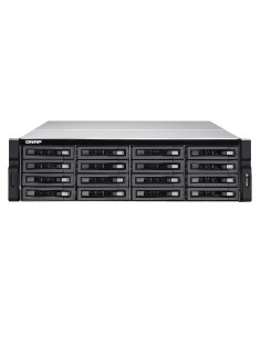 QNAP TVS-EC1680U-SAS-RP R2 Ethernet Bastidor (3U) Negro NAS