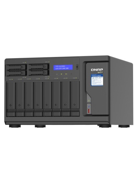 QNAP TVS-h1288X NAS Torre Ethernet Negro