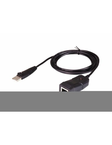 Aten UC232B-AT cambiador de género para cable USB RJ-45 (RS-232) Negro