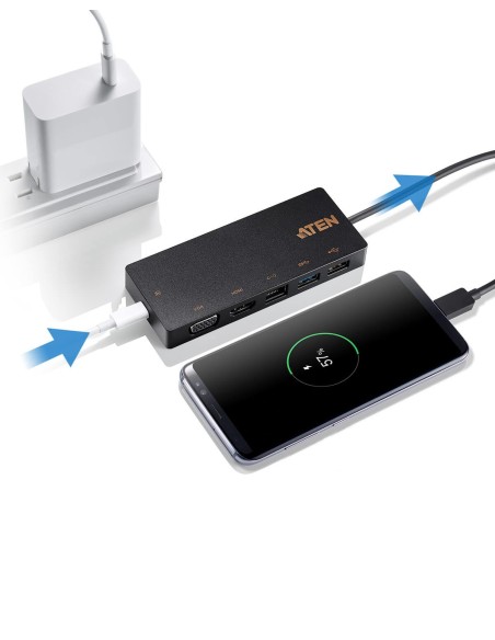 ATEN UH3236 USB 3.2 Gen 2 (3.1 Gen 2) Type-A 1500 Mbit s Negro