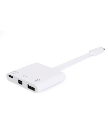 Equip 133463 hub de interfaz USB 3.2 Gen 1 (3.1 Gen 1) Type-C Blanco