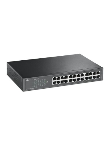 TP-LINK TL-SF1024D switch Fast Ethernet (10 100) Negro