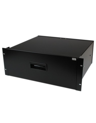 StarTech.com Cajon Metálico Acero Negro 4U 19in Pulgadas para montar en Armario Rack Bastidor