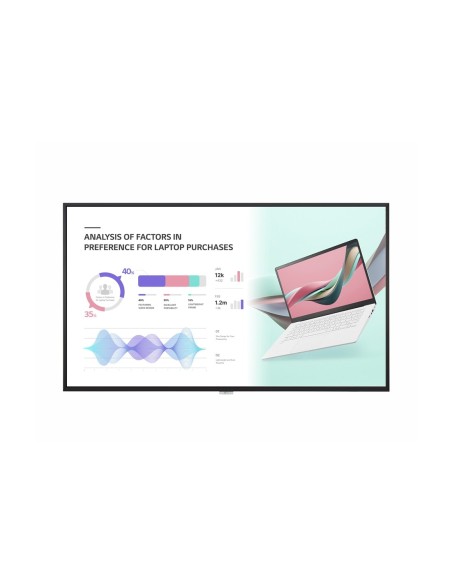 LG 55UH5J-H pantalla de señalización Pantalla plana para señalización digital 139,7 cm (55") IPS Wifi 500 cd   m² UHD+ Negro