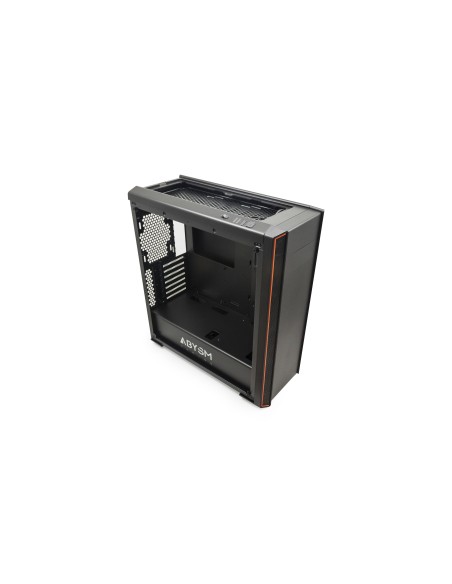 ABYSM Gaming Dorian Cristal Templado USB 3.0 Negra Naranja