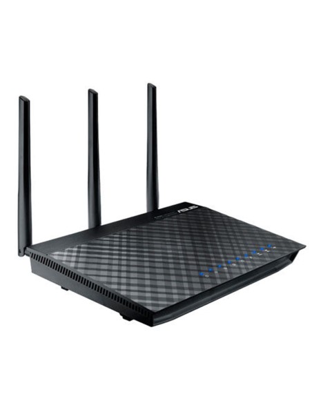 ASUS RT-AC66U router inalámbrico Gigabit Ethernet Doble banda (2,4 GHz   5 GHz) Negro