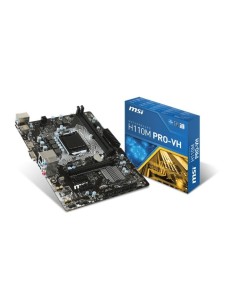 MSI H110M PRO-VH Intel® H110 LGA 1151 (Zócalo H4) micro ATX