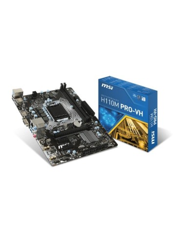 MSI H110M PRO-VH Intel® H110 LGA 1151 (Zócalo H4) micro ATX
