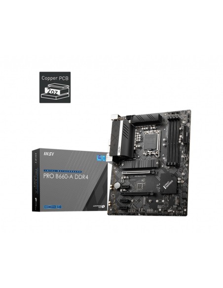 MSI PRO B660-A DDR4 placa base Intel B660 LGA 1700 ATX
