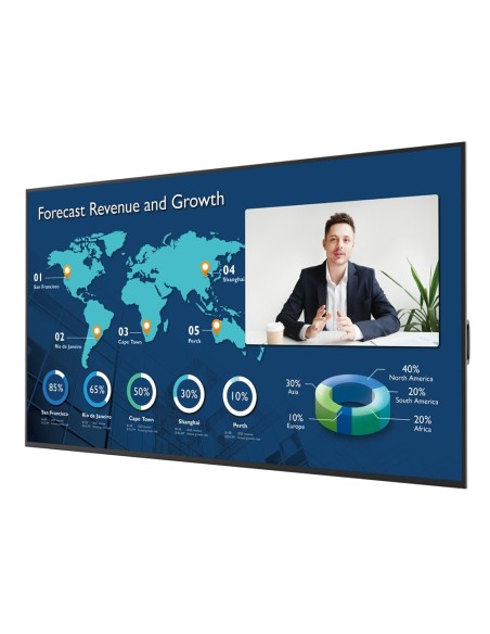 Benq CS8601 pantalla de señalización Pantalla plana para señalización digital 2,18 m (86") IPS 450 cd   m² 4K Ultra HD Negro And