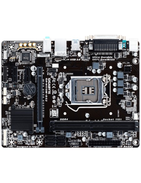 Gigabyte GA-H110M-DS2 placa base Intel® H110 LGA 1151 (Zócalo H4) micro ATX