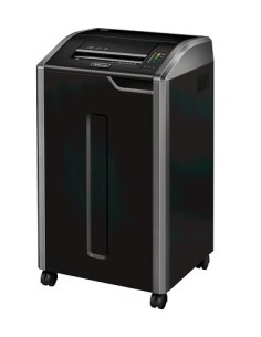 Fellowes 425Ci triturador de papel Corte cruzado 30 cm Negro, Plata