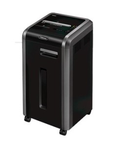 Fellowes 225i triturador de papel Corte en tiras 24 cm Negro