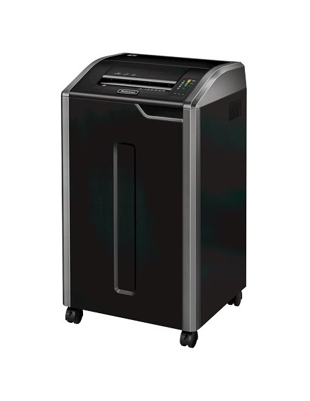 Fellowes 425i triturador de papel Corte en tiras 30 cm Negro