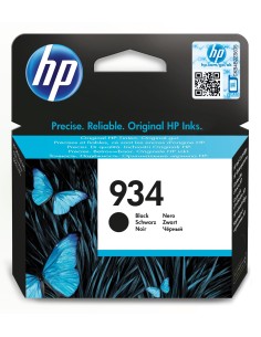 HP 934 cartucho de tinta 1 pieza(s) Original Rendimiento estándar Negro