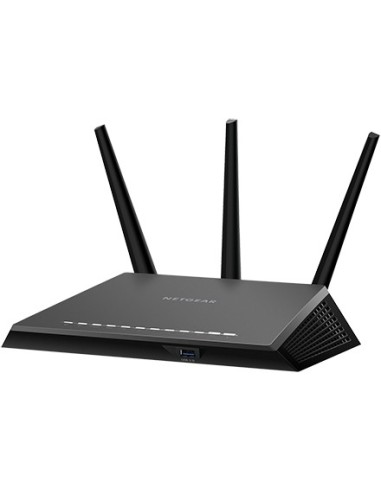 Netgear R7000P router inalámbrico Doble banda (2,4 GHz   5 GHz) Gigabit Ethernet Negro
