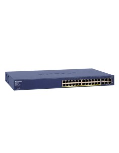 Netgear FS728TP-100EUS switch Gestionado Fast Ethernet (10 100) Azul Energía sobre Ethernet (PoE)