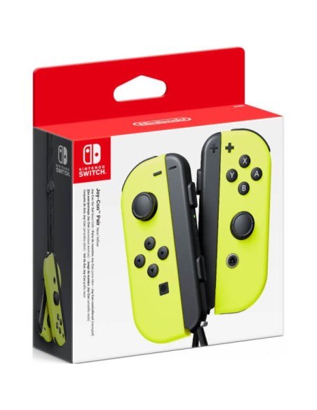 Nintendo Switch Neon Yellow Joy-Con Controller Set Gamepad Nintendo Switch Amarillo