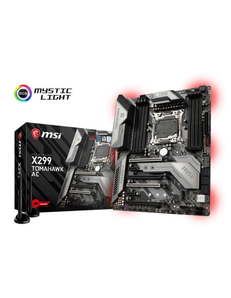MSI X299 TOMAHAWK AC Intel® X299 LGA 2066 (Socket R4) ATX