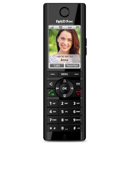 AVM FRITZ!Fon C5 International Teléfono DECT Identificador de llamadas Negro