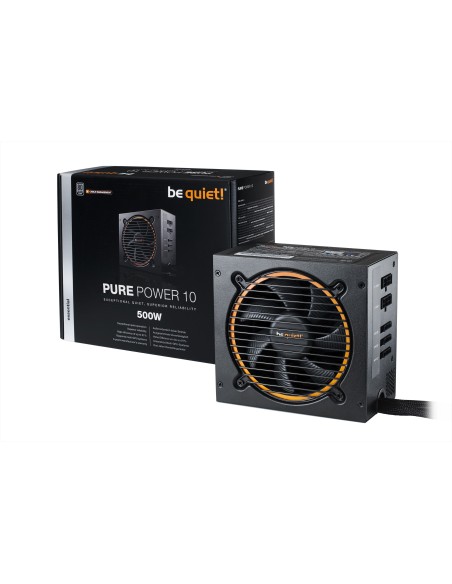 be quiet! Pure Power 10 CM 500W Negro unidad de fuente alimentación
