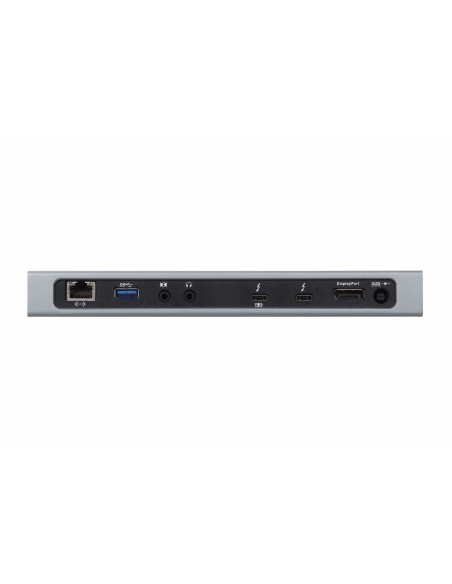 ATEN UH7230-AT-G base para portátil y replicador de puertos Alámbrico Thunderbolt 3 Plata