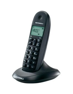 Motorola C1001L Teléfono DECT Identificador de llamadas Negro
