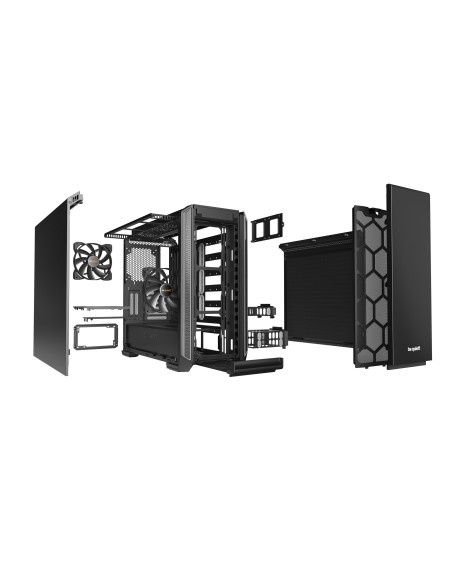 be quiet! Silent Base 601 Midi Tower Negro, Plata