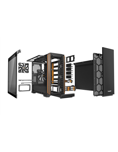 be quiet! Silent Base 601 Window Midi Tower Negro, Naranja