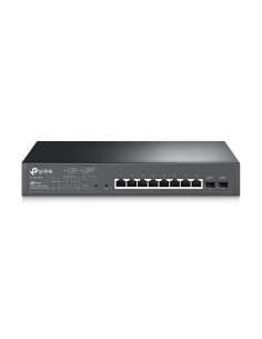 TP-LINK TL-SG2210MP switch Gigabit Ethernet (10 100 1000) Energía sobre Ethernet (PoE) Negro