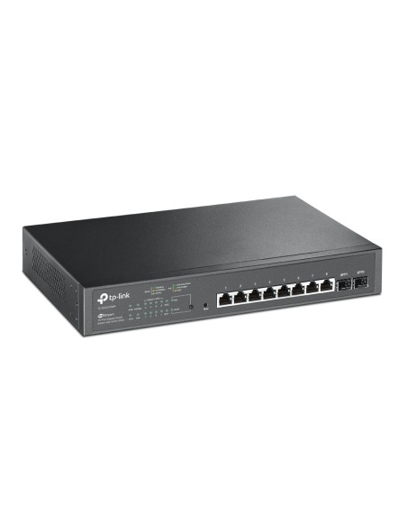 TP-LINK TL-SG2210MP switch Gigabit Ethernet (10 100 1000) Energía sobre Ethernet (PoE) Negro
