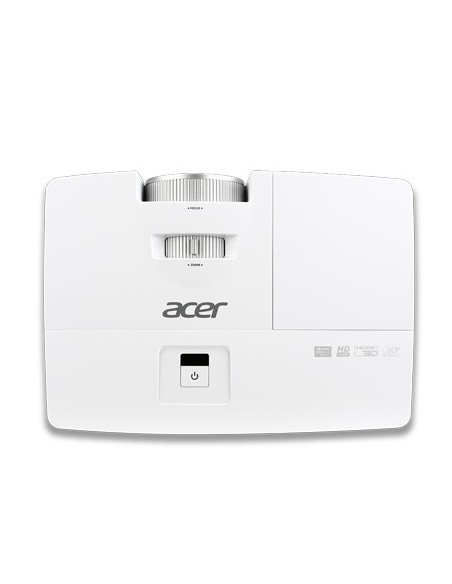 Acer Home H5382BD videoproyector 3300 lúmenes ANSI DLP 720p (1280x720) Proyector para escritorio Plata, Blanco