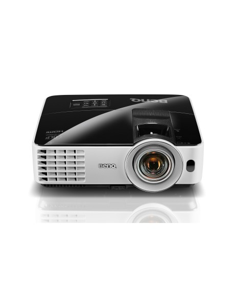 Benq MX631ST videoproyector 3200 lúmenes ANSI DLP XGA (1024x768) 3D Proyector para escritorio Negro, Blanco