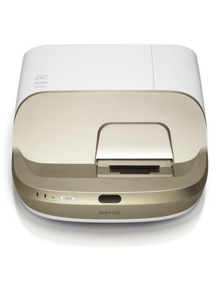 Benq W1600UST videoproyector Proyector para escritorio 3300 lúmenes ANSI 1080p (1920x1080) Oro, Blanco