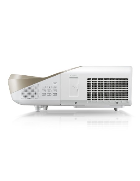 Benq W1600UST videoproyector Proyector para escritorio 3300 lúmenes ANSI 1080p (1920x1080) Oro, Blanco