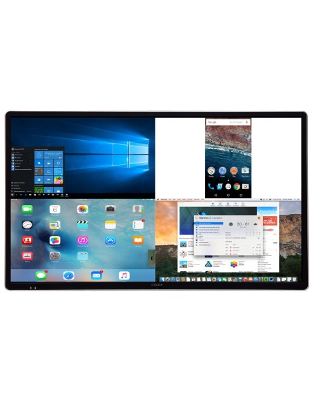 CTOUCH Leddura 2Share 75 inch 189,2 cm (74.5") 3840 x 2160 Pixeles Multi-touch Negro