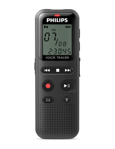 Philips DVT1150 dictáfono Memoria interna Negro