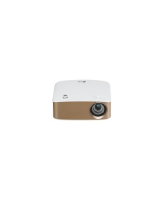 LG PH150G videoproyector Proyector portátil 130 lúmenes ANSI DLP 720p (1280x720) Oro, Blanco
